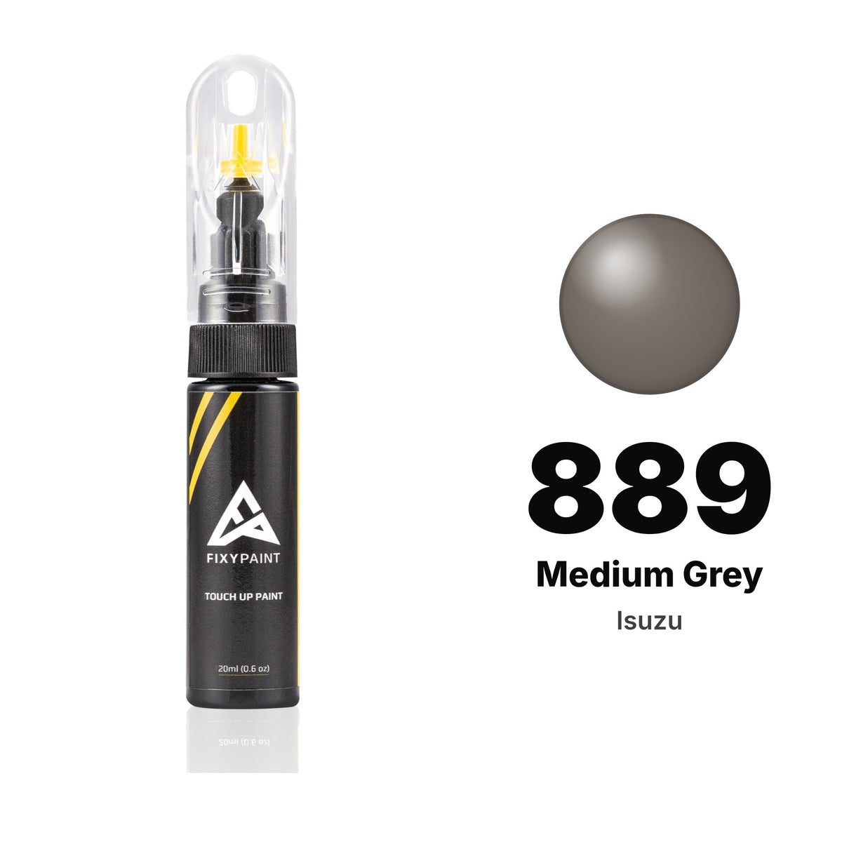 Touch-up paint for Isuzu 889 Medium Grey, Basic kit