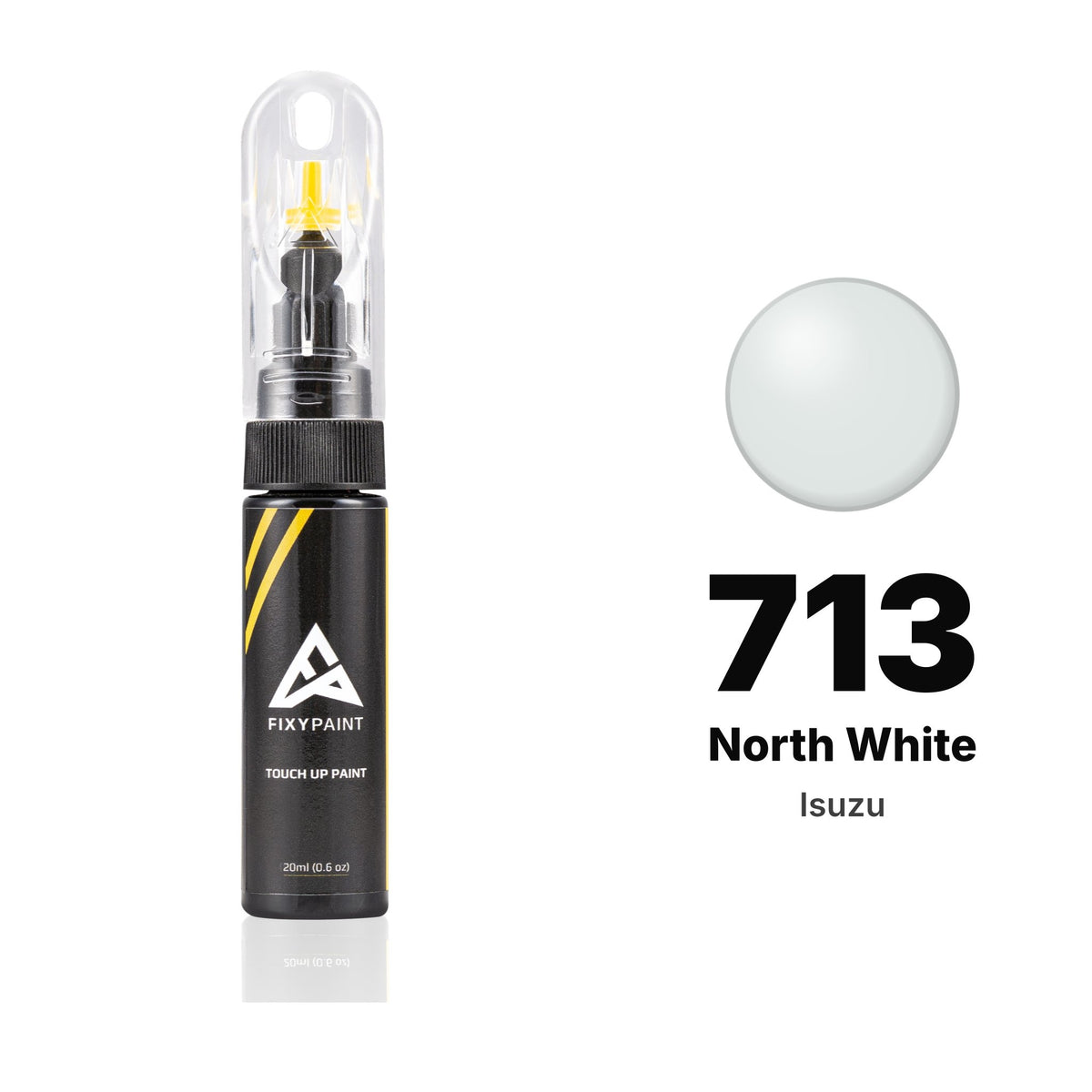 Touch-up paint for Isuzu 713 North White, Basic kit