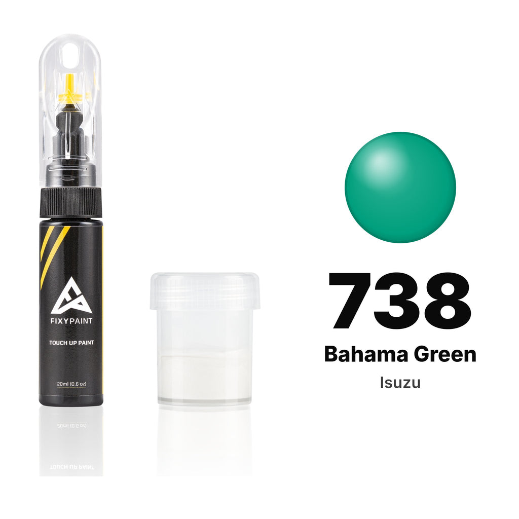 Touch-up paint for Isuzu 738 Bahama Green, Standard kit
