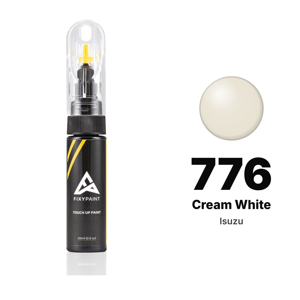 Lackstift für Isuzu – 776 Cream White (alle Modelle, ab 1992), Set Basis