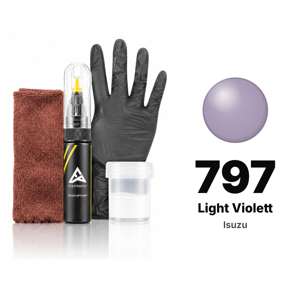 Touch-up paint for Isuzu 797 Light Violett, Complete kit