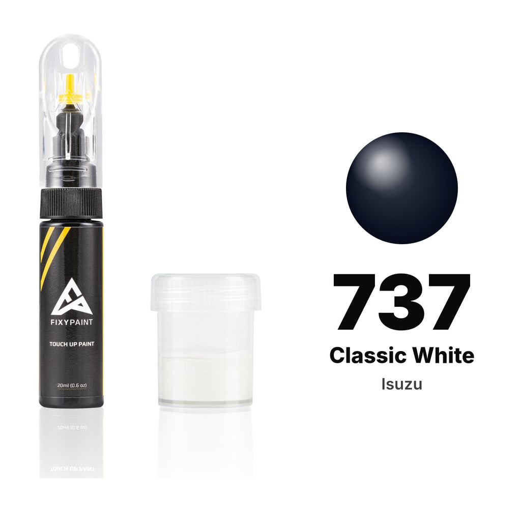 Touch-up paint for Isuzu 737 Classic White, Standard kit