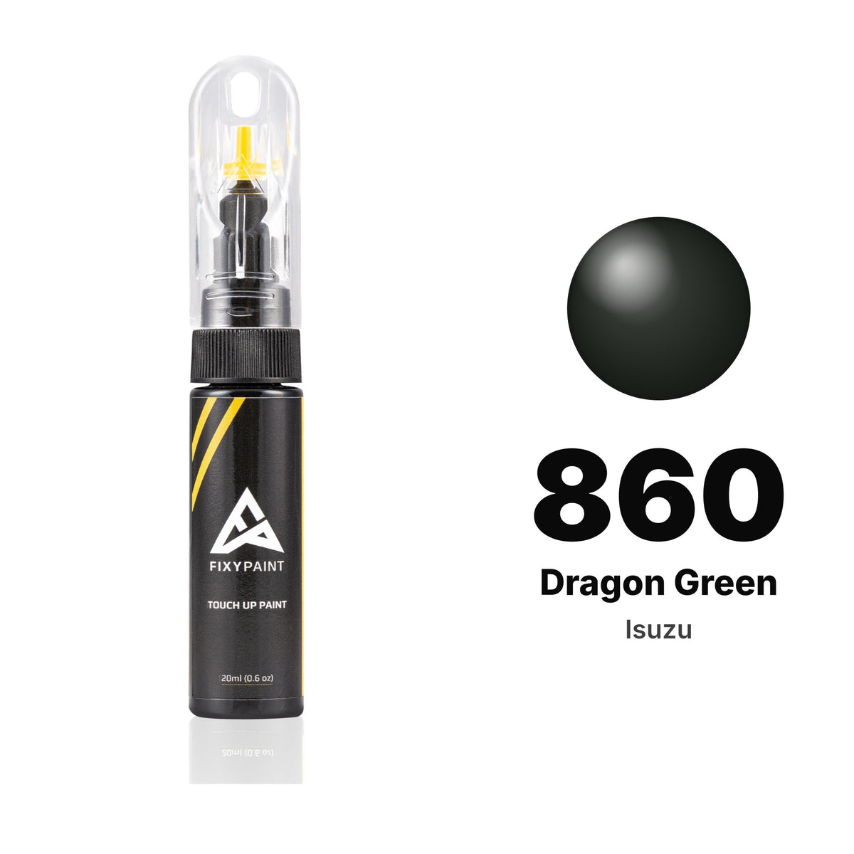 Touch-up paint for Isuzu 860 Dragon Green, Basic kit