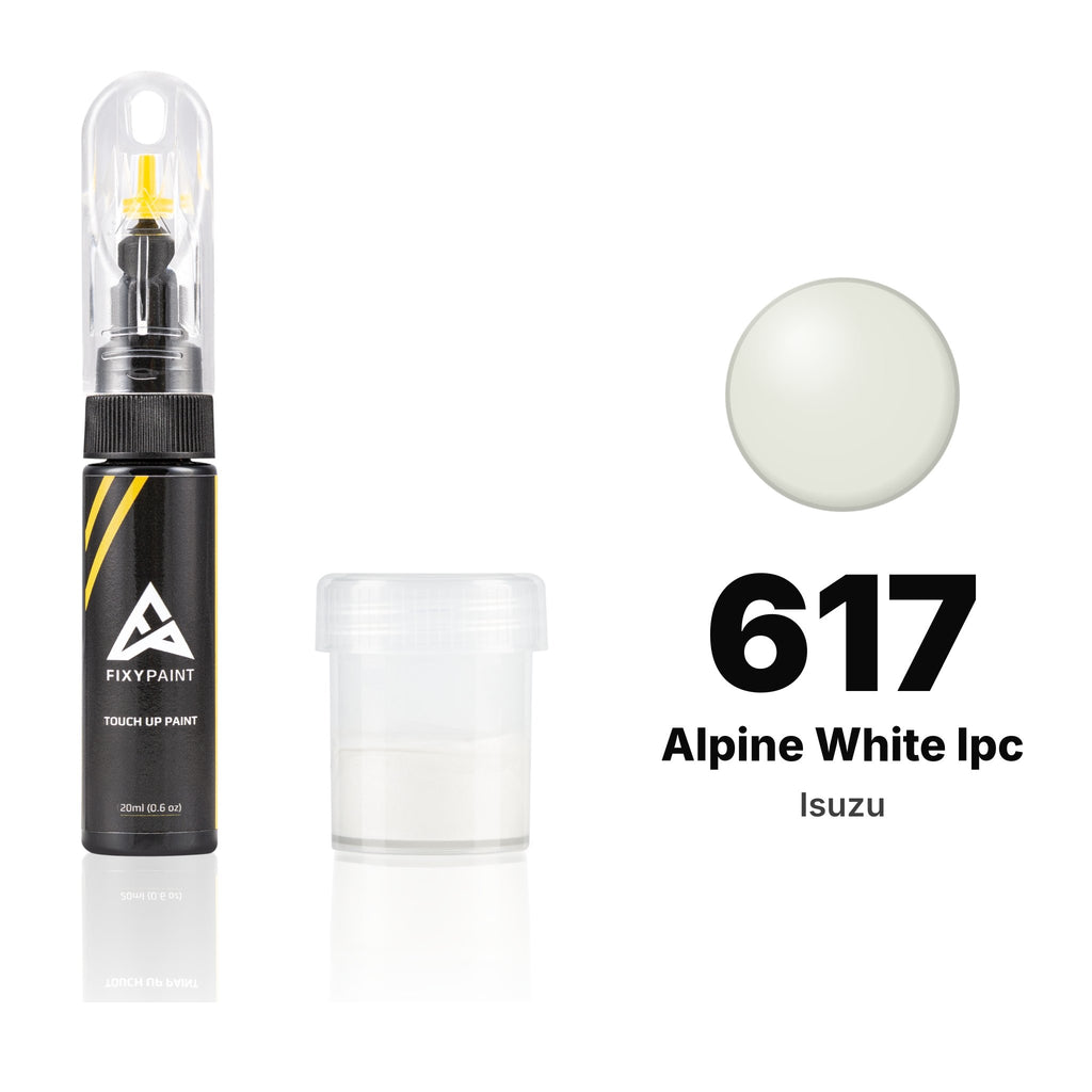 Touch-up paint for Isuzu 617 Alpine White IPC, Standard kit