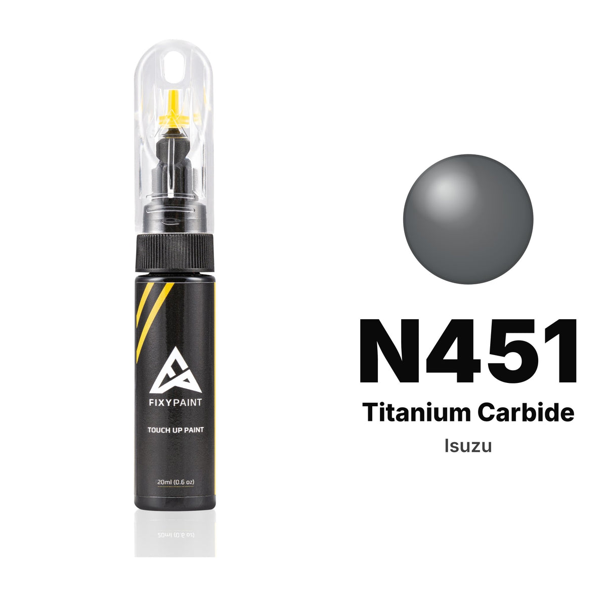 Touch-up paint for Isuzu N451 Titanium Carbide, Basic kit