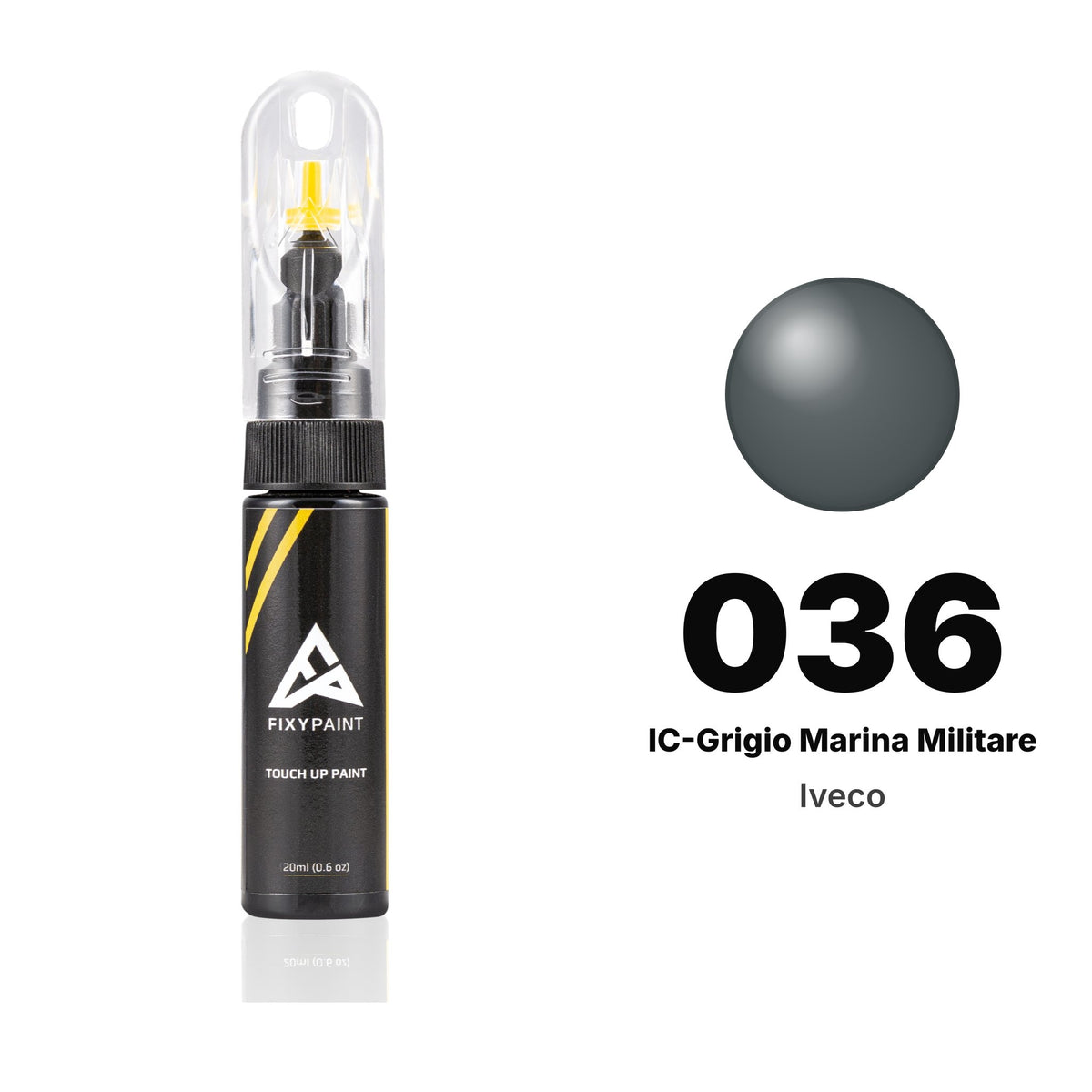 Touch-up paint for Iveco 036 IC-Grigio Marina Militare, Basic kit