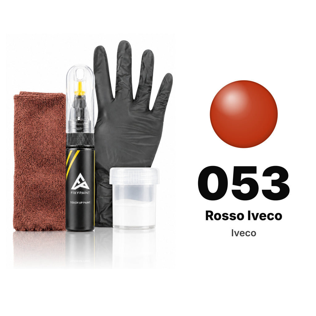 Touch-up paint for Iveco 053 Rosso Iveco, Complete kit