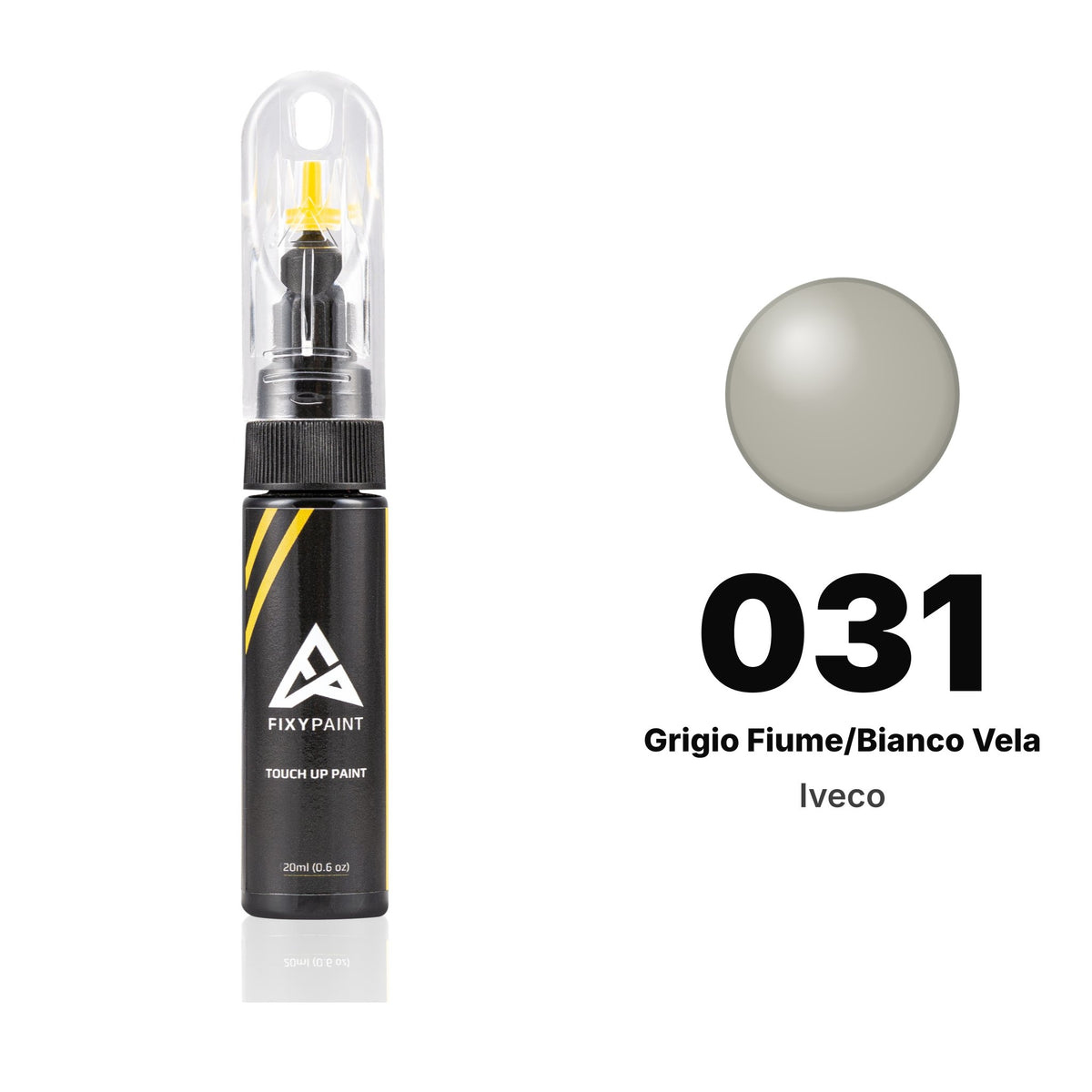 Touch-up paint for Iveco 031 Grigio Fiume/Bianco Vela, Basic kit