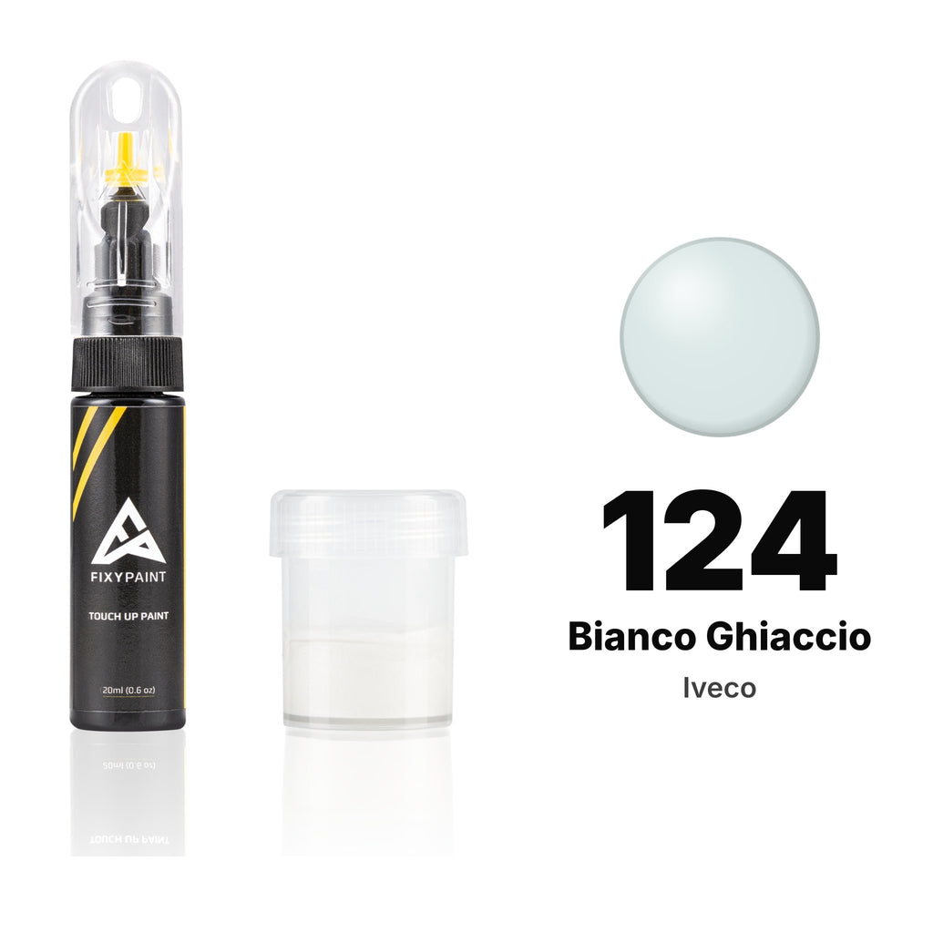 Touch-up paint for Iveco 124 Bianco Ghiaccio, Standard kit