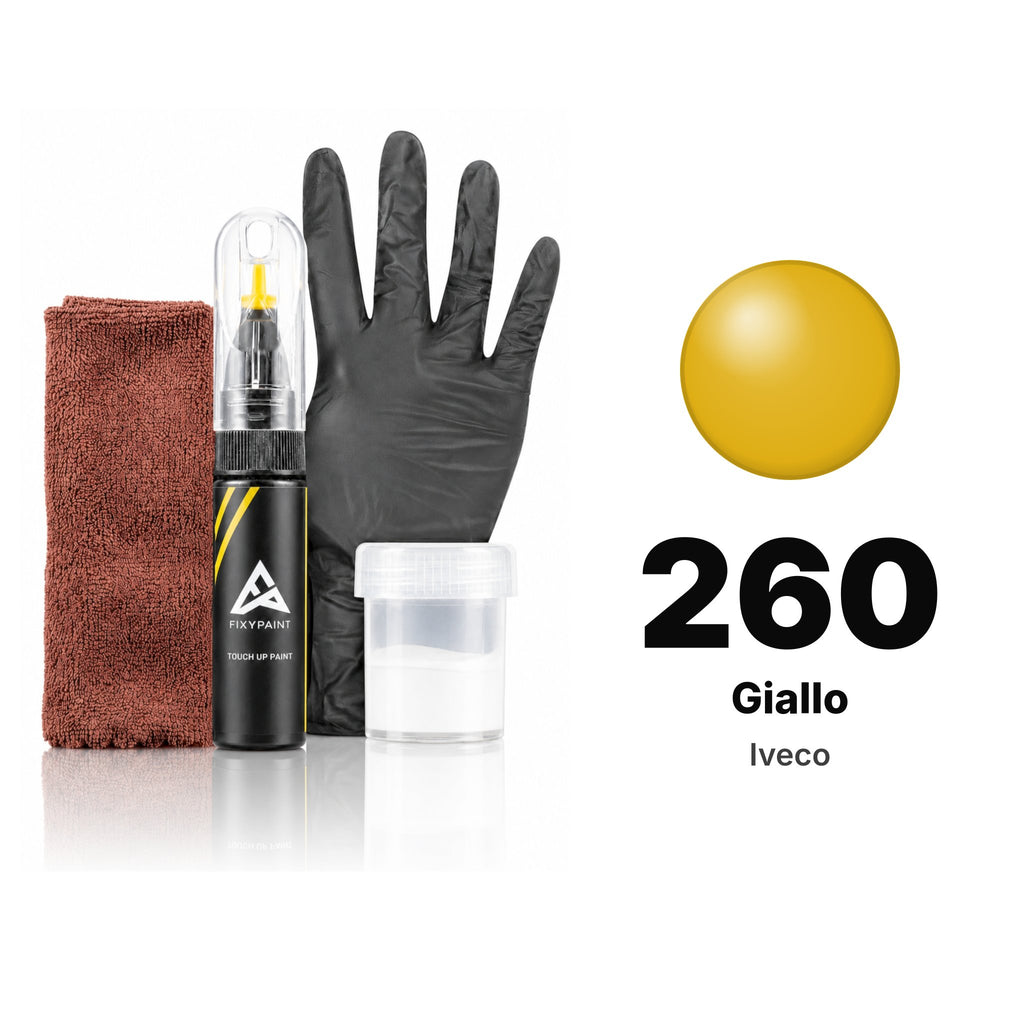 Touch-up paint for Iveco 260 Giallo, Complete kit
