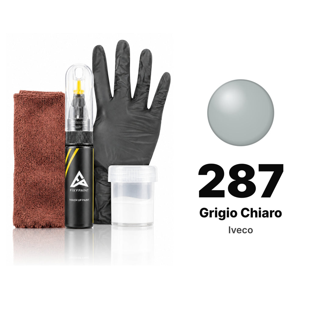 Touch-up paint for Iveco 287 Grigio Chiaro, Complete kit