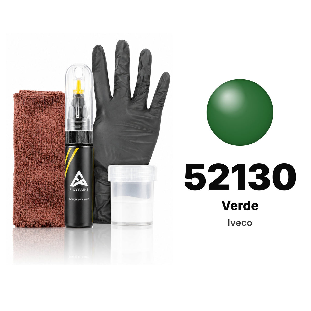 Touch-up paint for Iveco 52130 Verde, Complete kit
