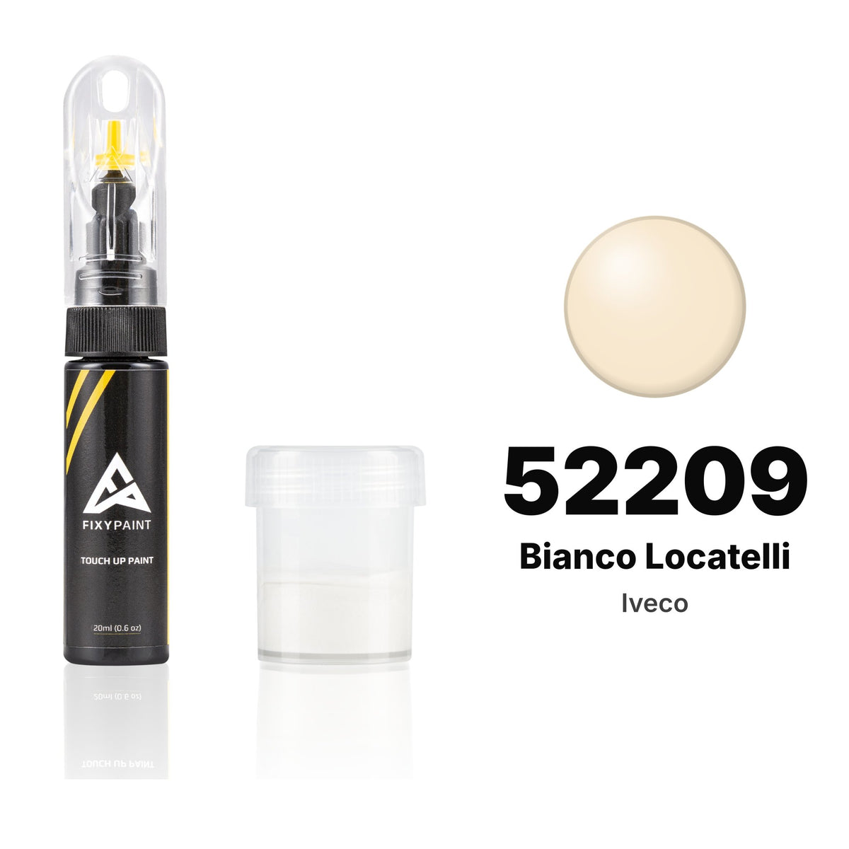 Touch-up paint for Iveco 52209 Bianco Locatelli, Standard kit