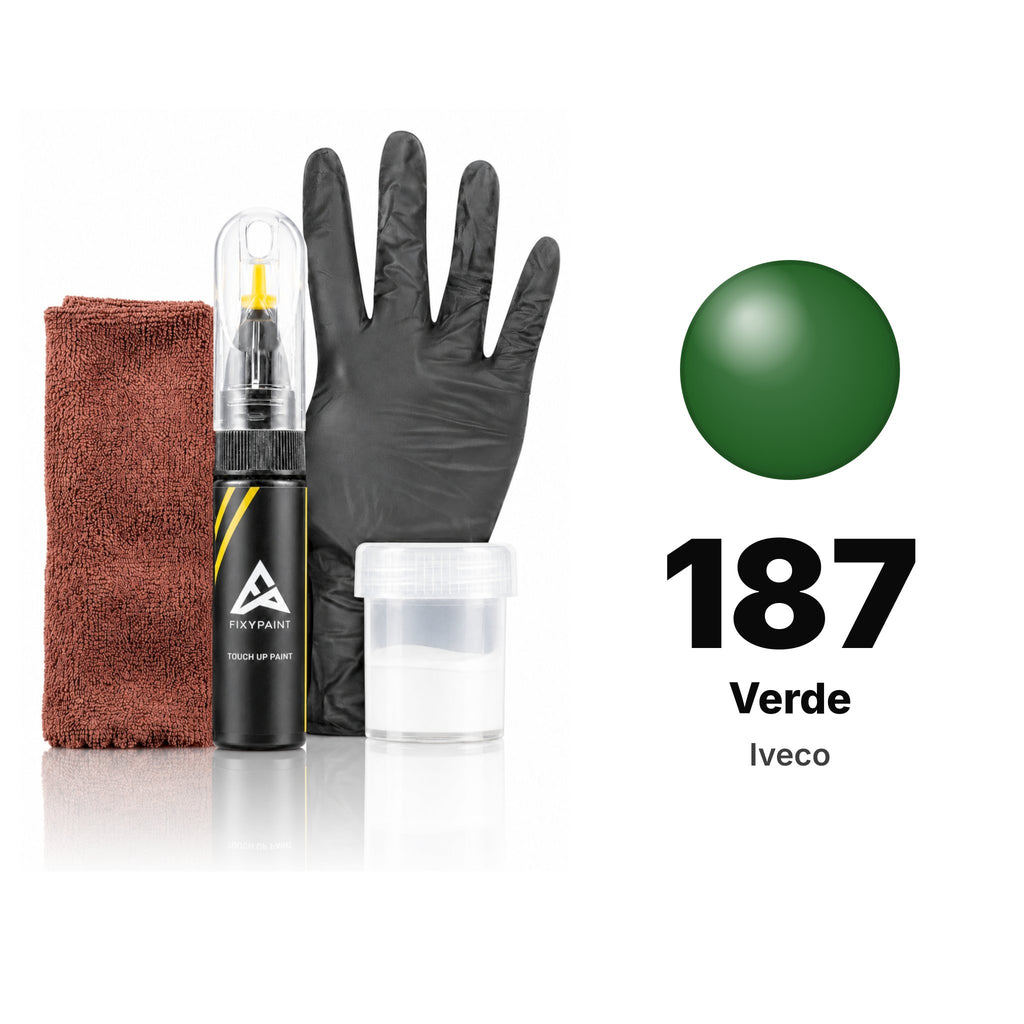 Touch-up paint for Iveco 187 Verde, Complete kit