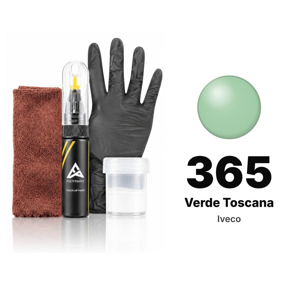 Touch-up paint for Iveco 365 Verde Toscana, Complete kit