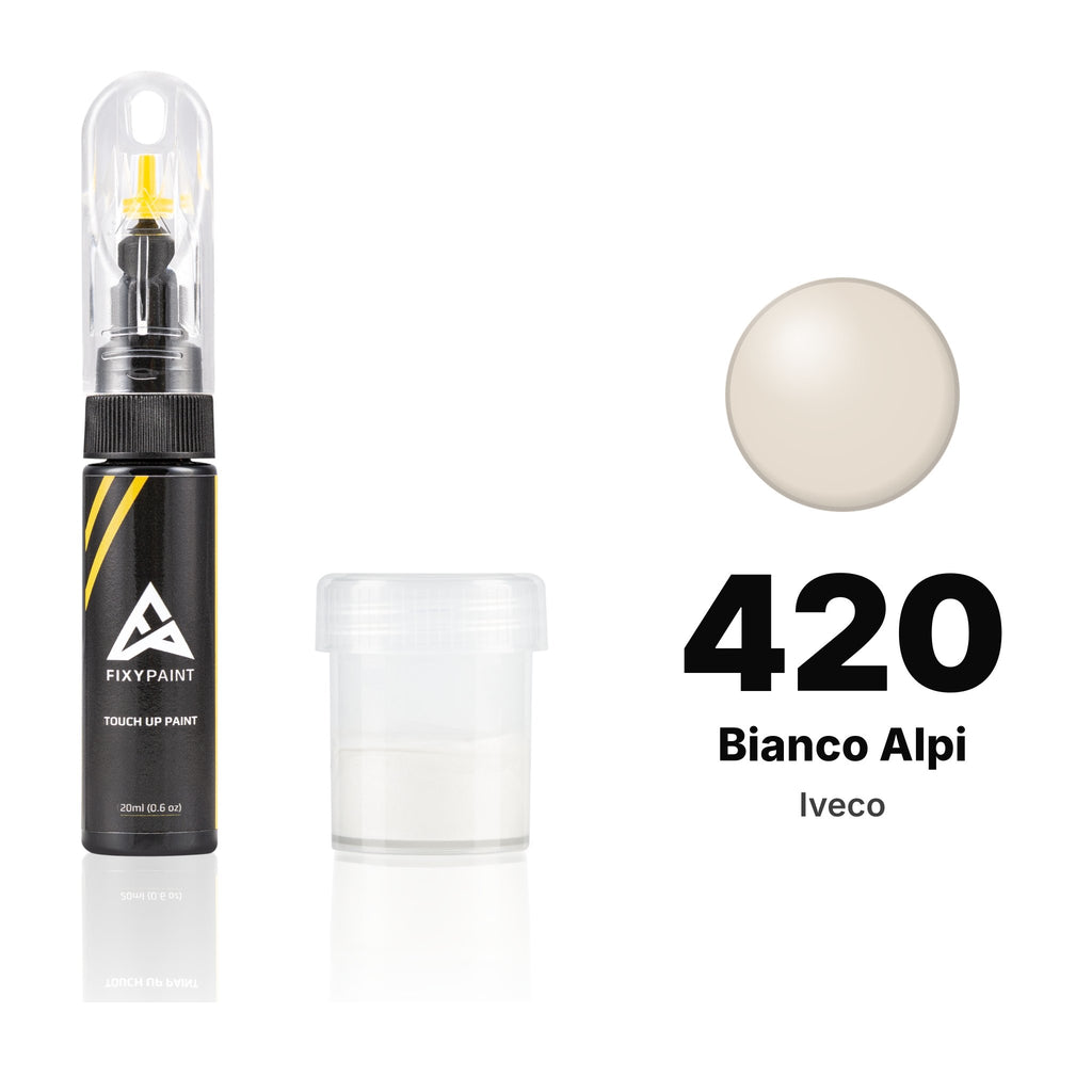 Touch-up paint for Iveco 420 Bianco Alpi, Standard kit