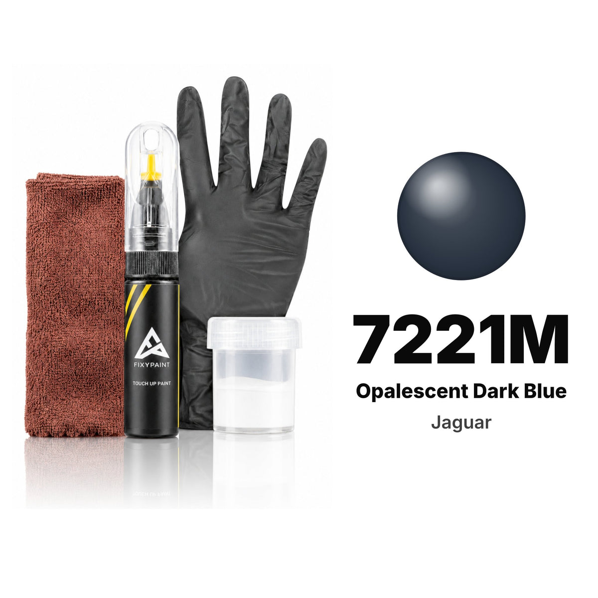 Touch-up paint for Jaguar 7221M Opalescent Dark Blue, Complete kit