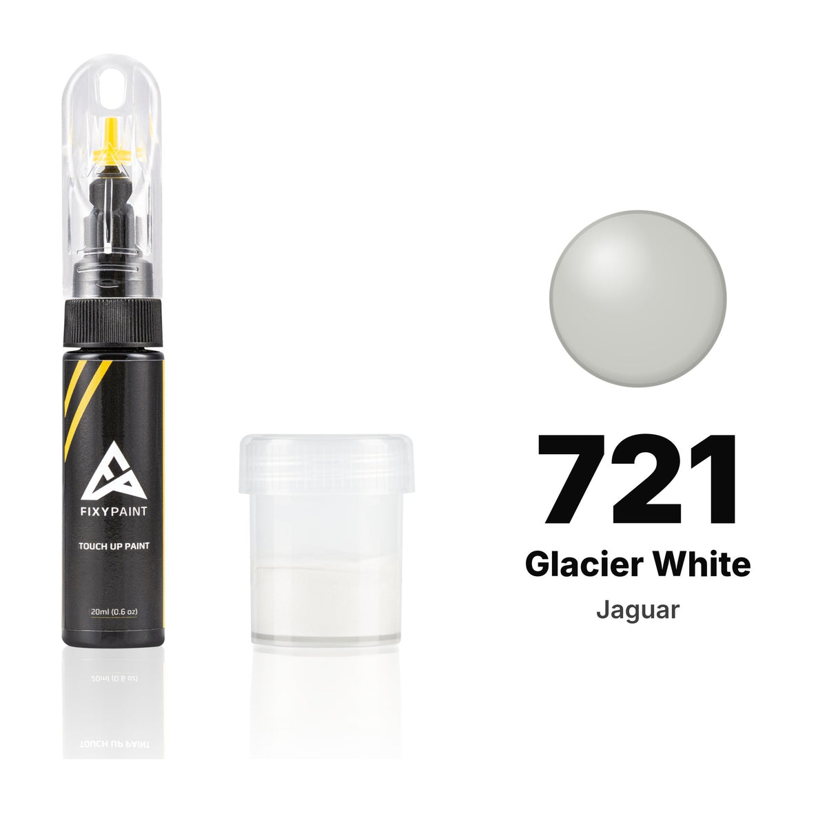 Touch-up paint for Jaguar 721 Glacier White, Standard kit