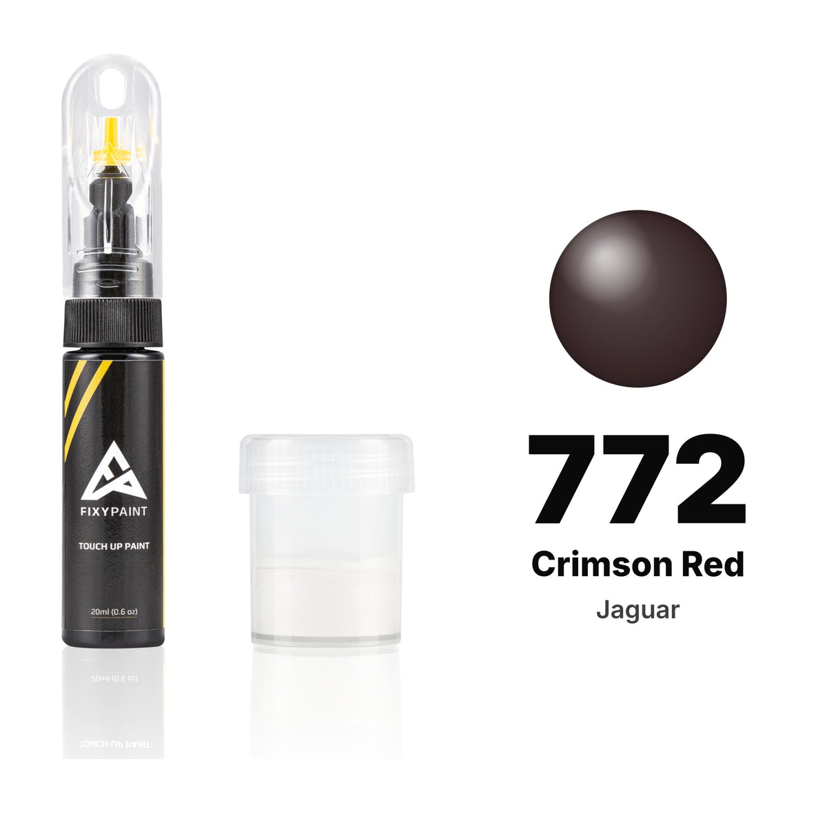Touch-up paint for Jaguar 772 Crimson Red, Standard kit
