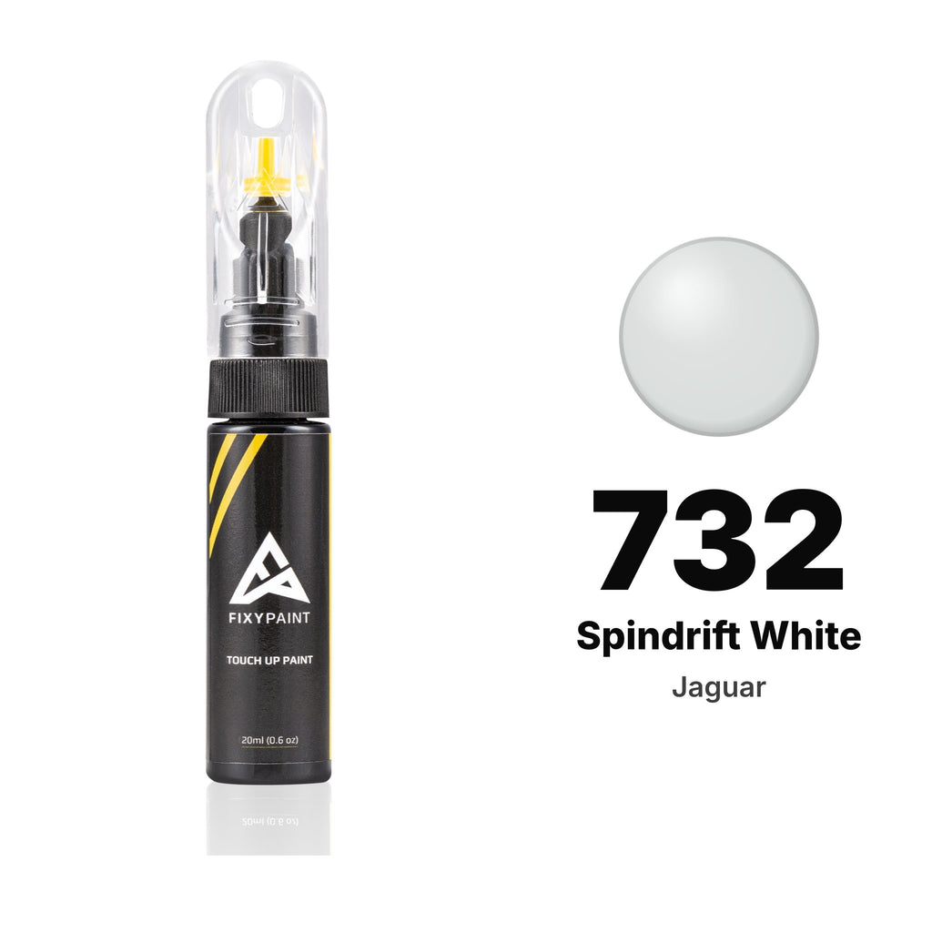 Touch-up paint for Jaguar 732 Spindrift White, Basic kit