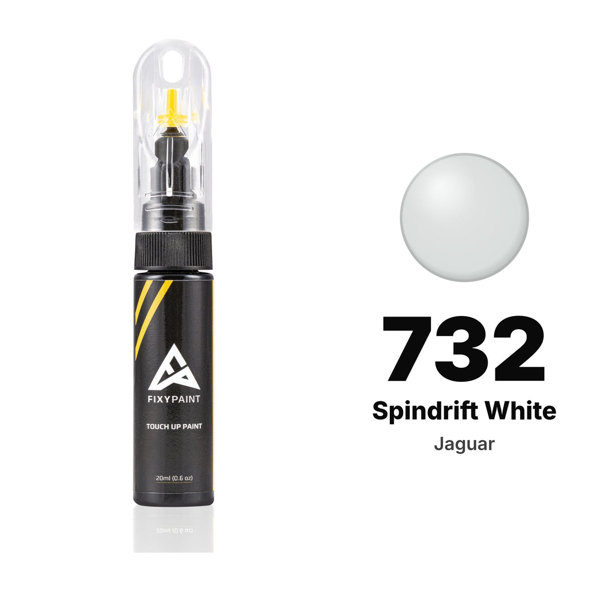 Jaguar 732 Spindrift White touch-up paint, Basic kit