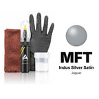 Touch-up paint for Jaguar MFT Indus Silver Satin, Complete kit