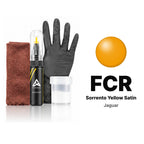 Touch-up paint for Jaguar FCR Sorrento Yellow Satin, Complete kit