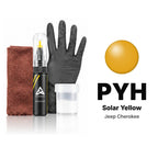 Touch-up paint for Jeep Cherokee PYH Solar Yellow, Complete kit