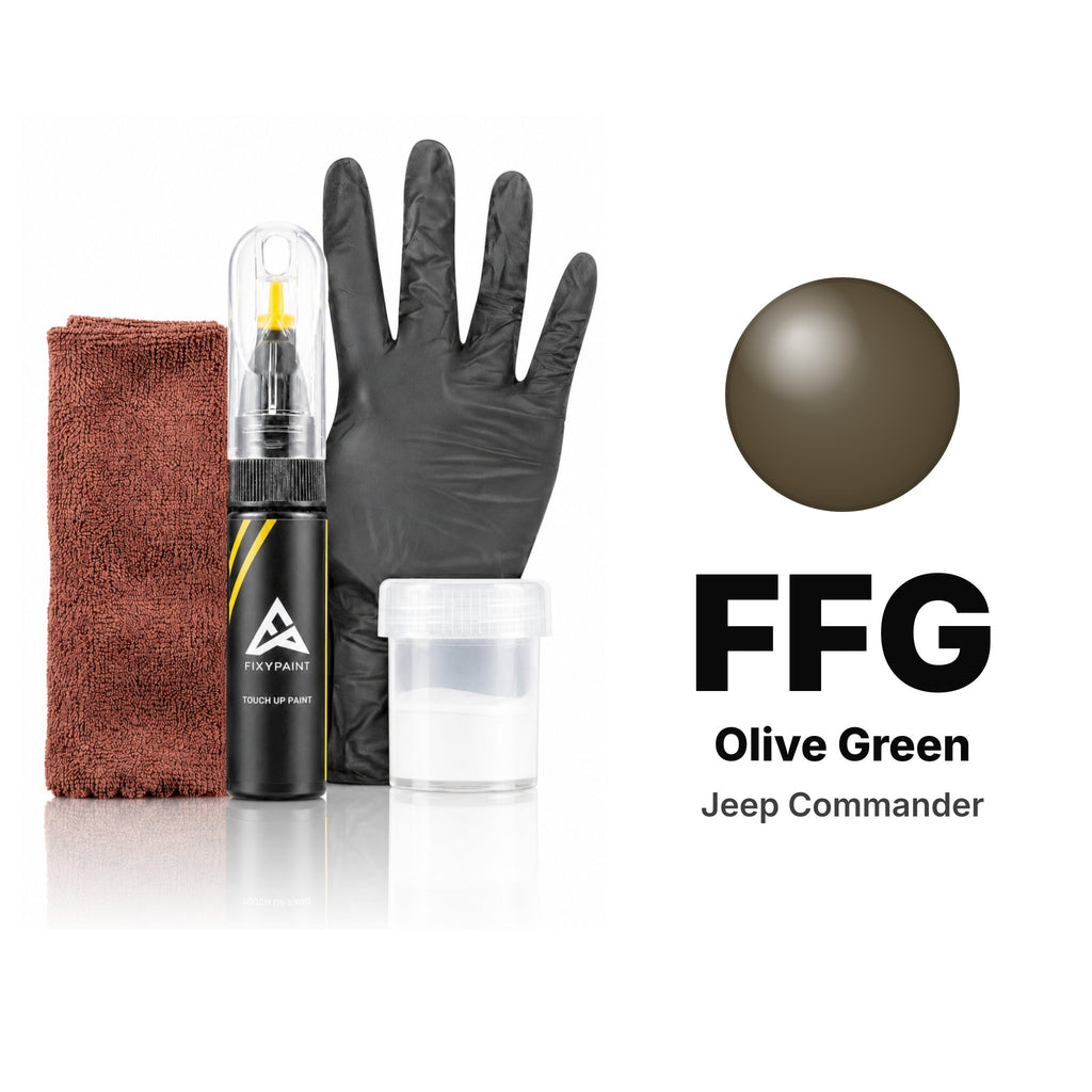 Touch-up paint for Jeep Commander FFG Olive Green, Complete kit