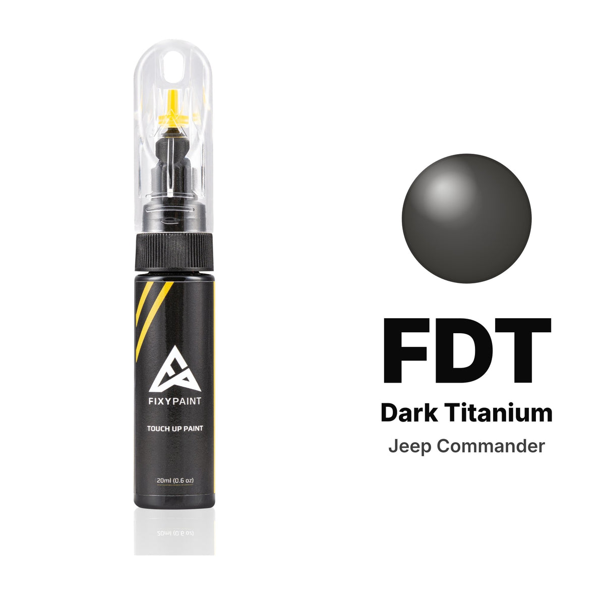 Jeep Commander FDT Dark Titanium touch-up paint, Basic kit
