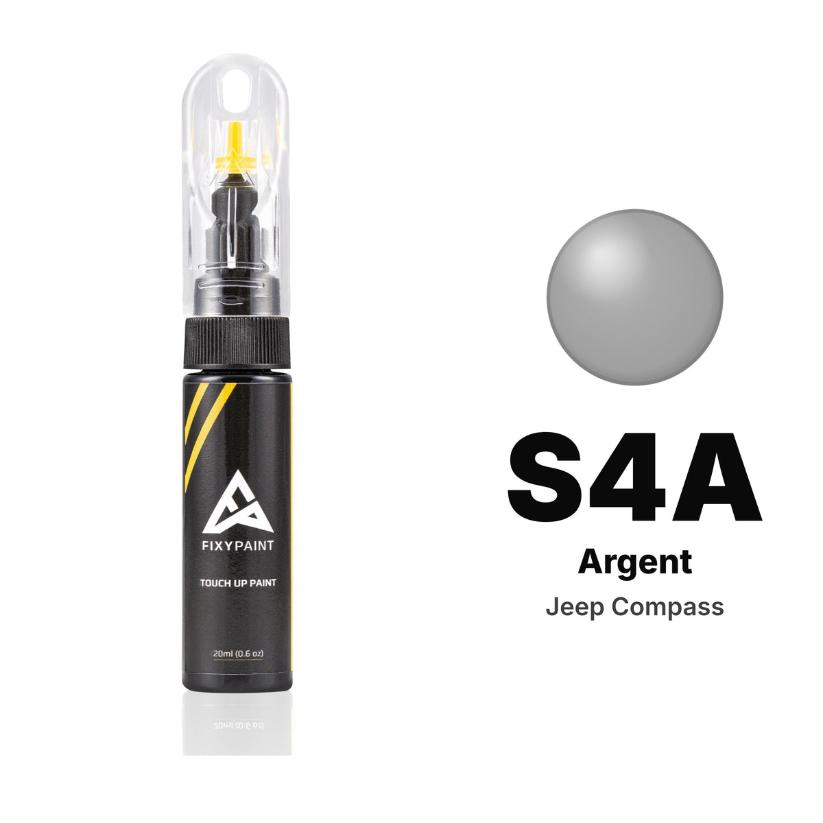 Jeep Compass S4A Argent touch-up paint, Basic kit