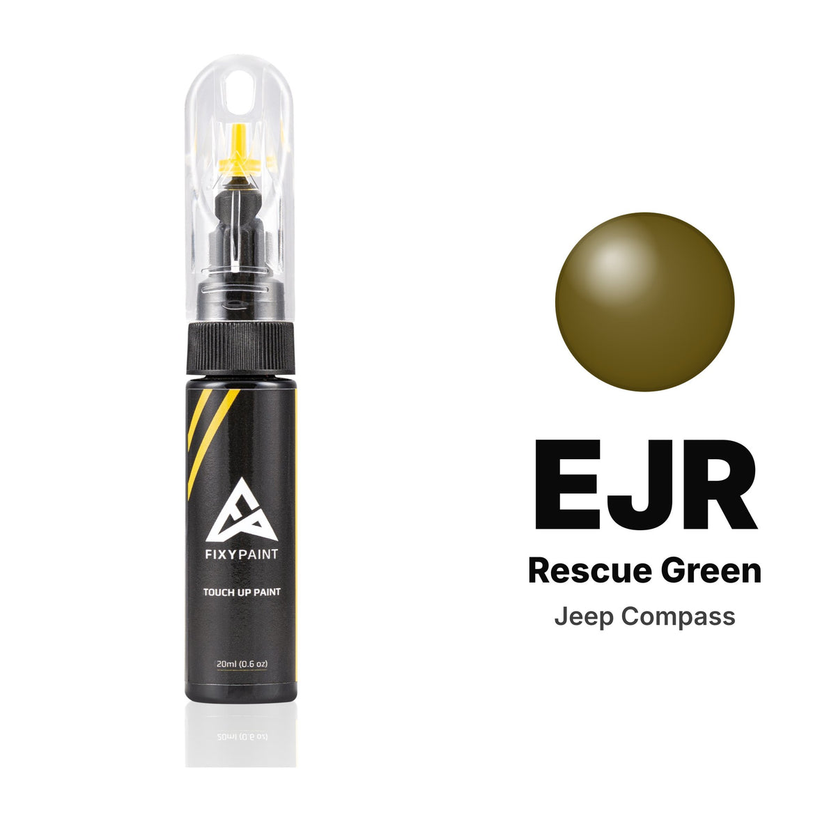 Jeep Compass EJR Rescue Green touch-up paint, Basic kit