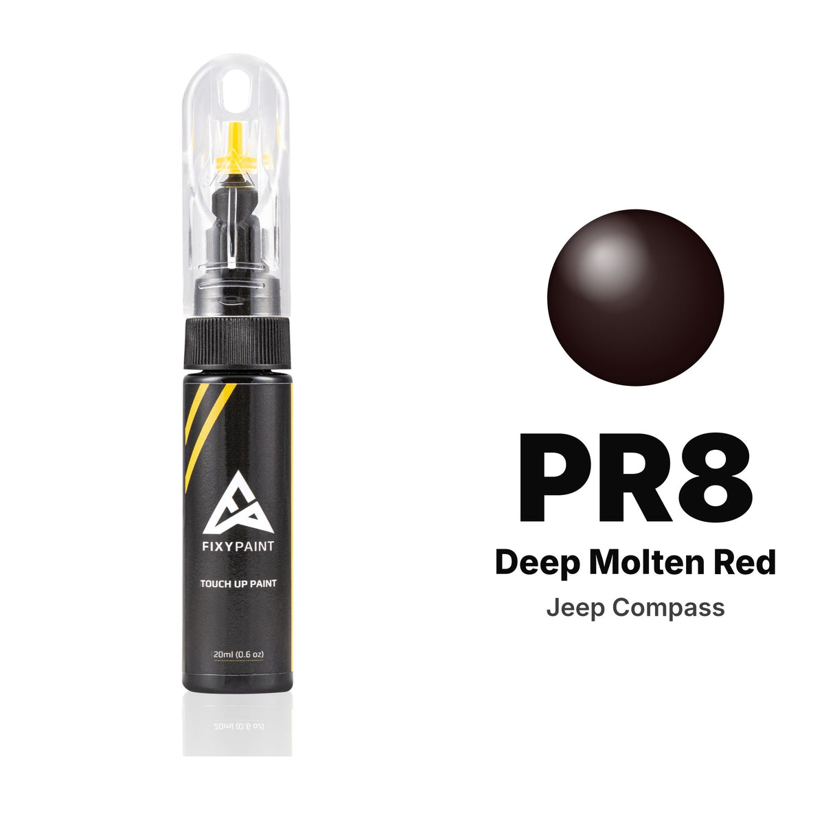 Jeep Compass PR8 Deep Molten Red touch-up paint, Basic kit