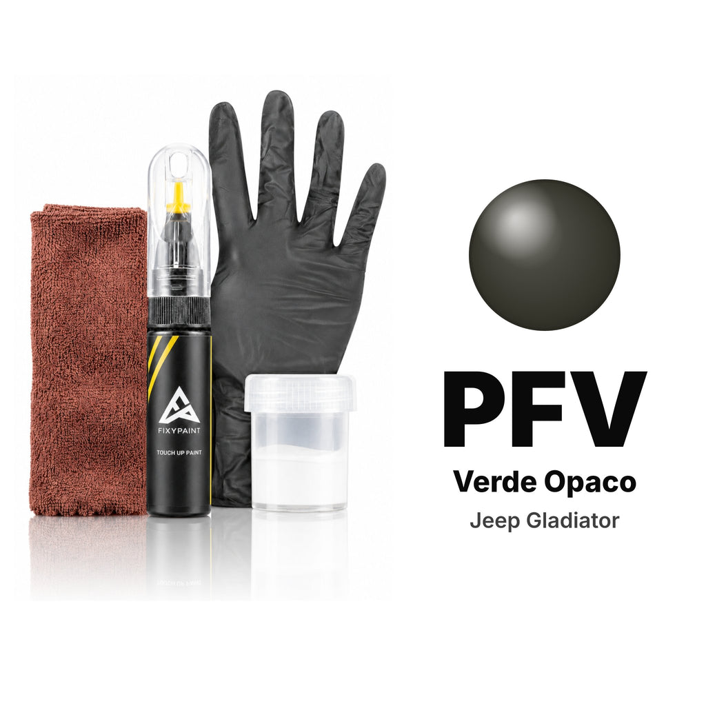 Touch-up paint for Jeep Gladiator PFV Verde Opaco, Complete kit