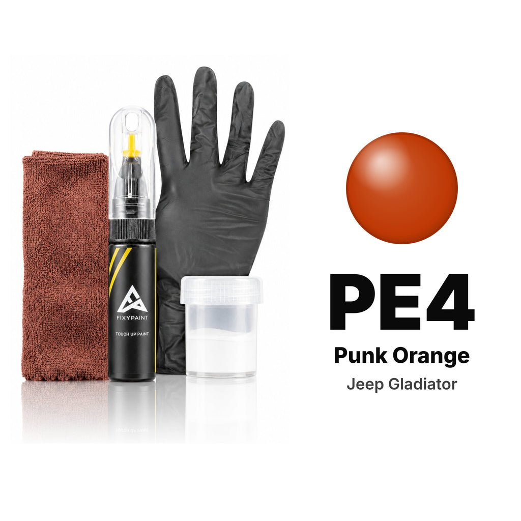Touch-up paint for Jeep Gladiator PE4 Punk Orange, Complete kit