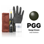 Touch-up paint for Jeep Gladiator PGG Sarge Green, Complete kit