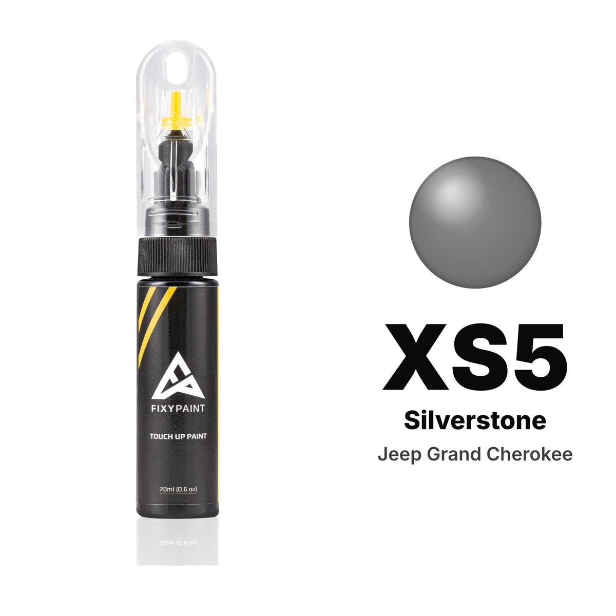 Touch-up paint for Jeep Grand Cherokee XS5 Silverstone, Basic kit