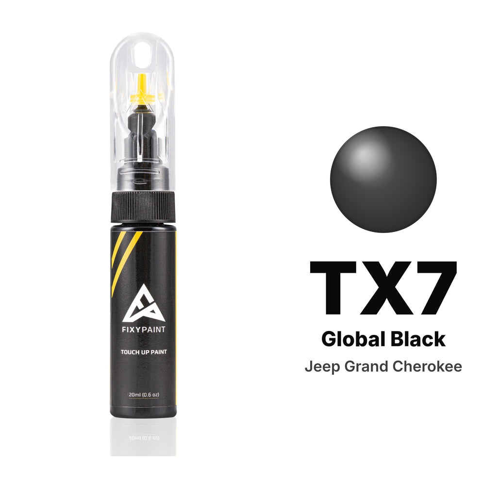 Lackstift für Jeep Grand Cherokee – TX7 Global Black (2021), Set Basis