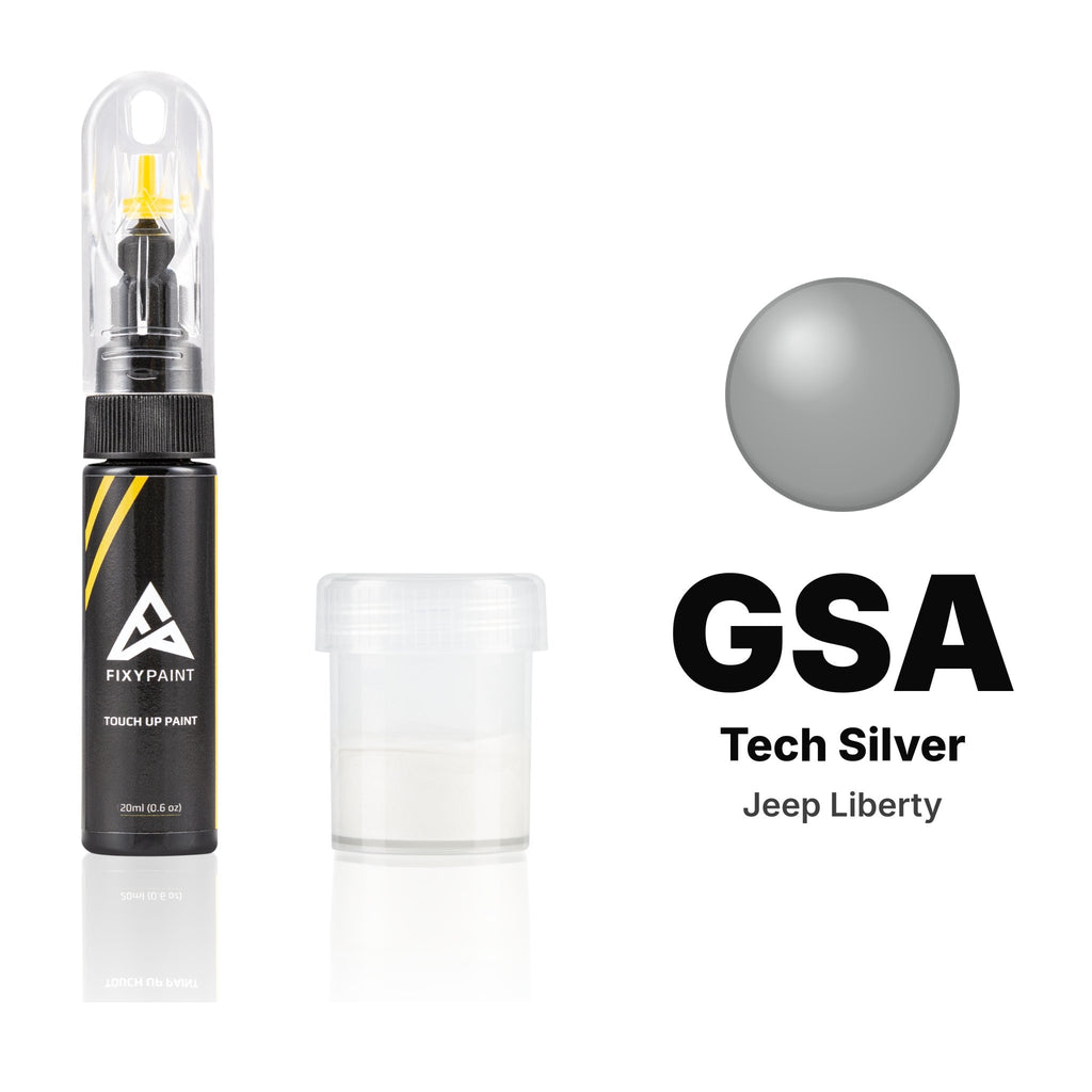 Touch-up paint for Jeep Liberty GSA Tech Silver, Standard kit