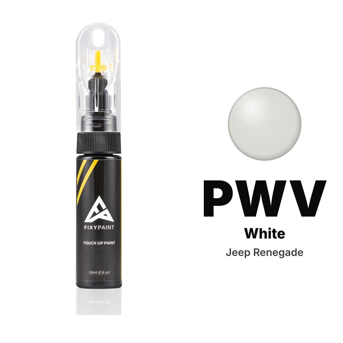 Touch-up paint for Jeep Renegade PWV White, Basic kit