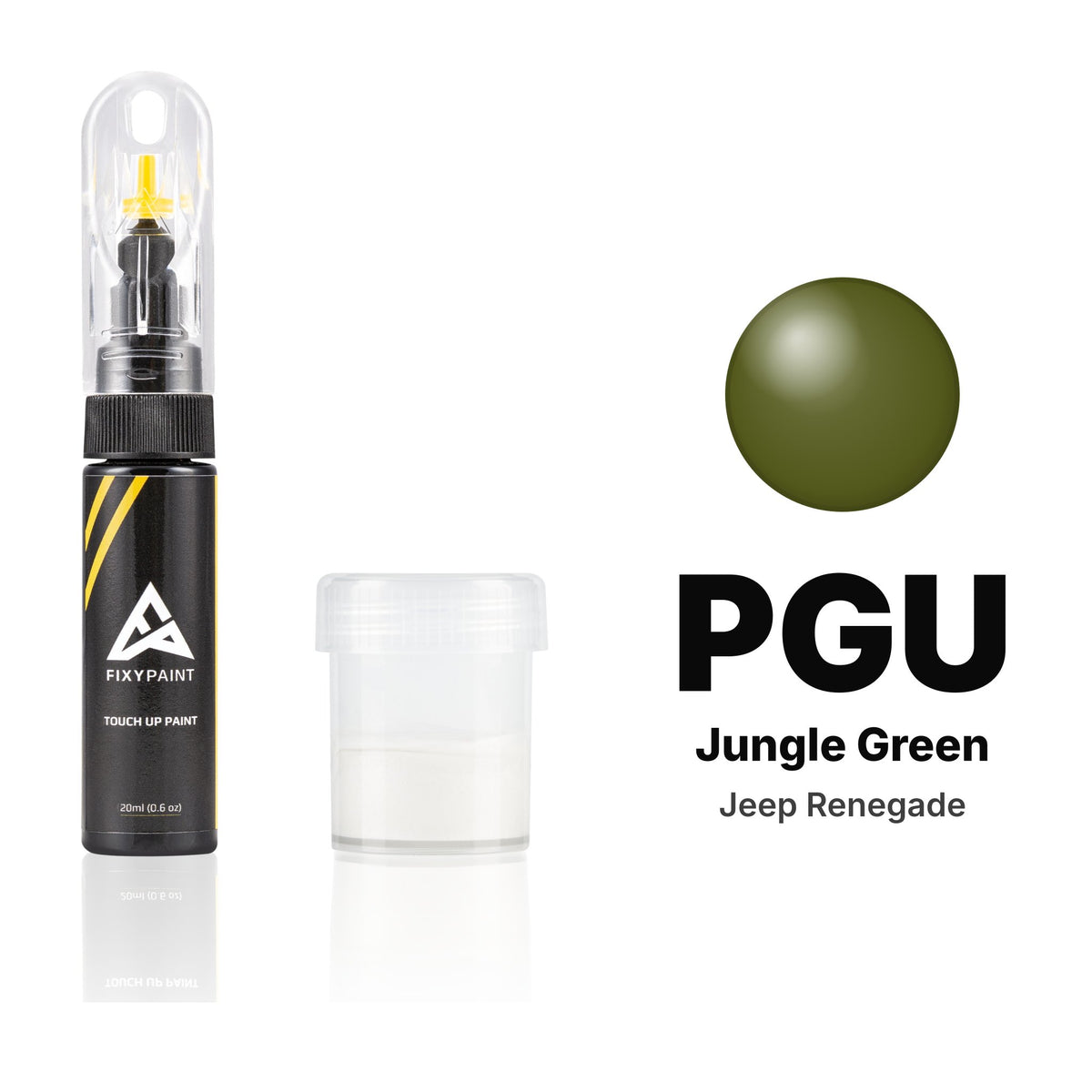 Lackstift für Jeep Renegade – PGU Jungle Green (2016–2017), Set Standard