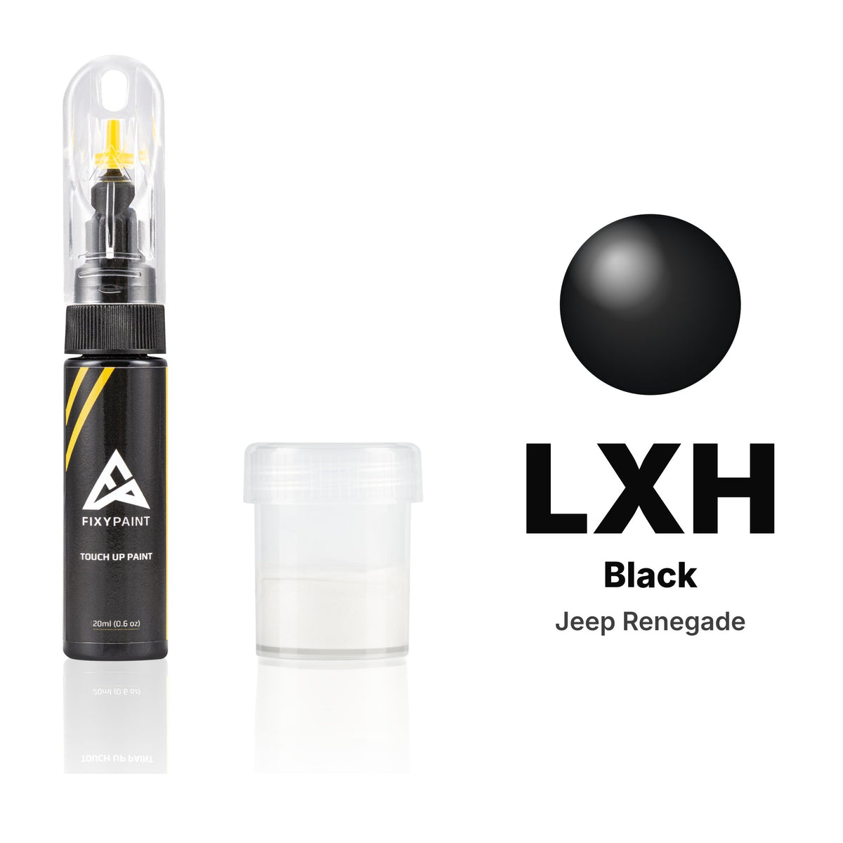 Touch-up paint for Jeep Renegade LXH Black, Standard kit