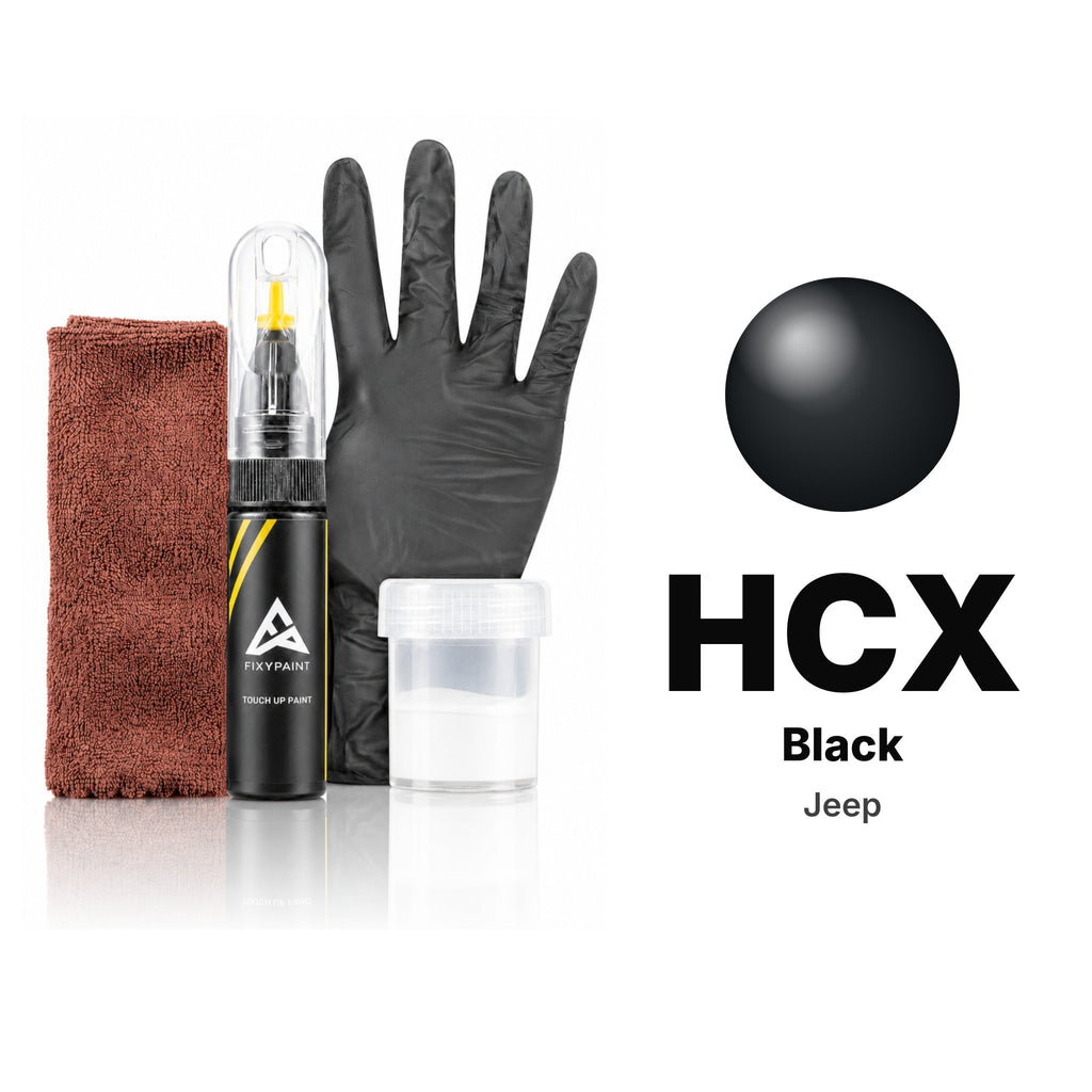 Touch-up paint for Jeep HCX Black, Complete kit