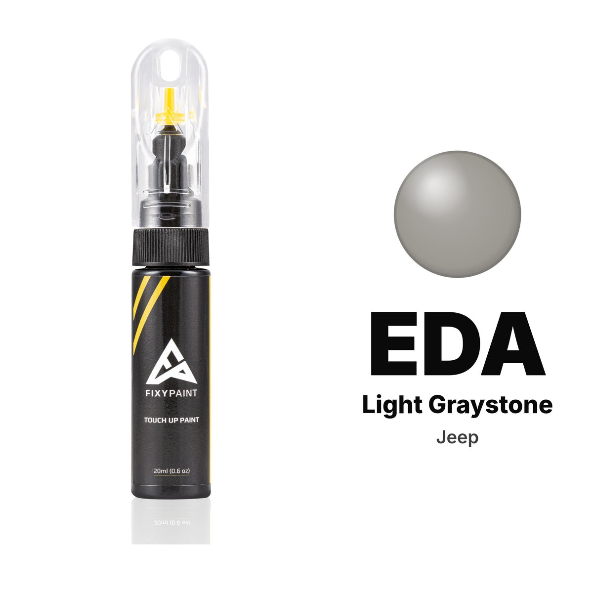 Jeep EDA Light Graystone touch-up paint, Basic kit