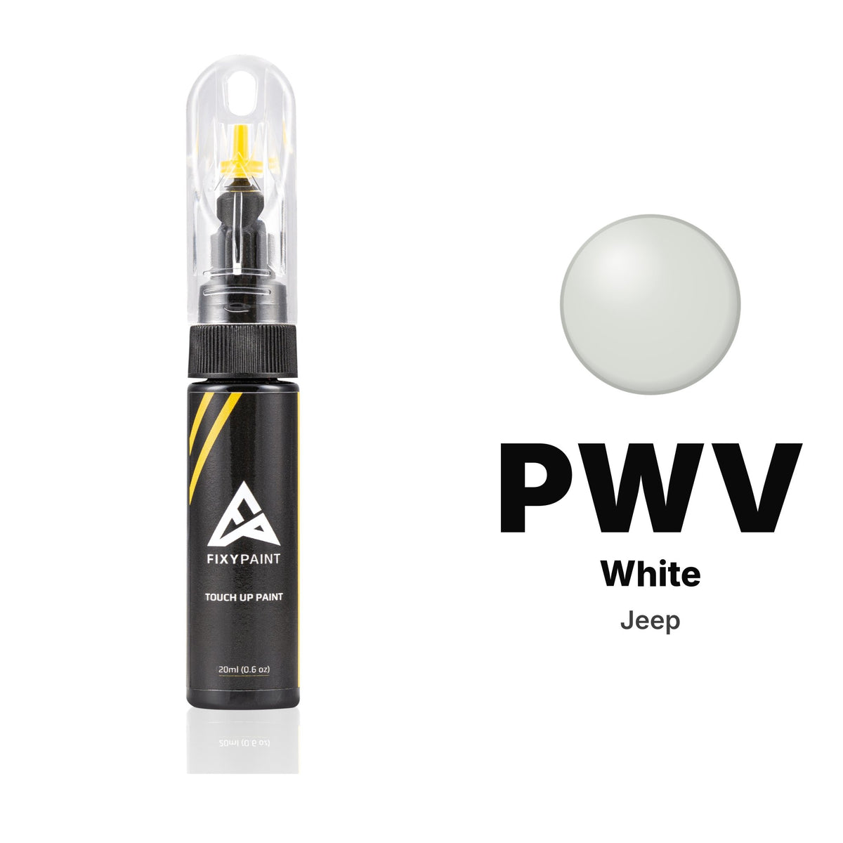 Jeep PWV White touch-up paint, Basic kit