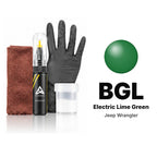 Touch-up paint for Jeep Wrangler BGL Electric Lime Green, Complete kit