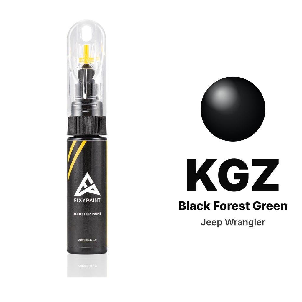 Touch-up paint for Jeep Wrangler KGZ Black Forest Green, Basic kit