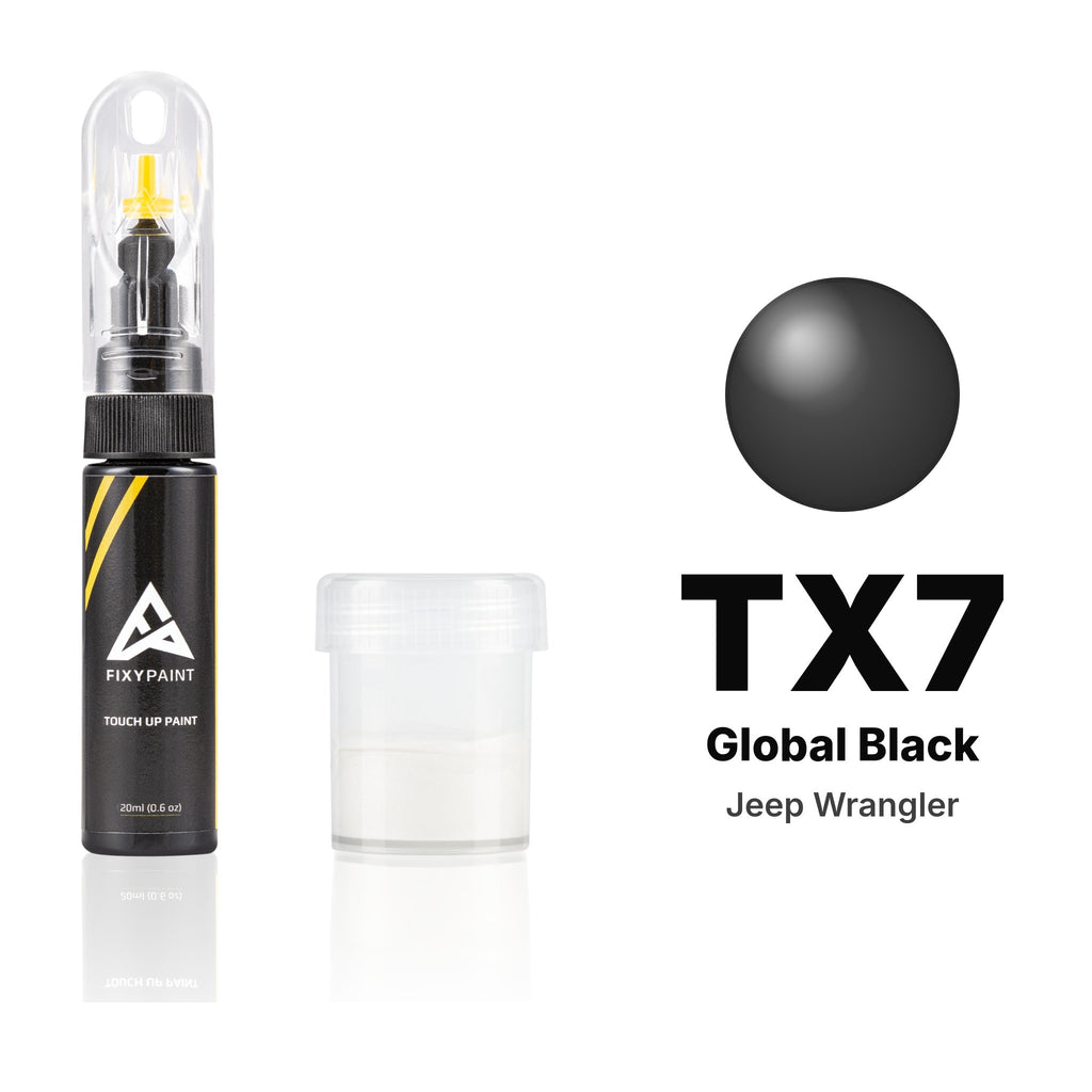 Touch-up paint for Jeep Wrangler TX7 Global Black, Standard kit