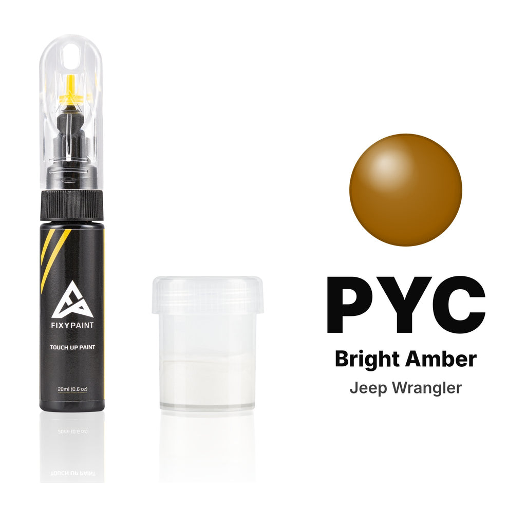 Touch-up paint for Jeep Wrangler PYC Bright Amber, Standard kit
