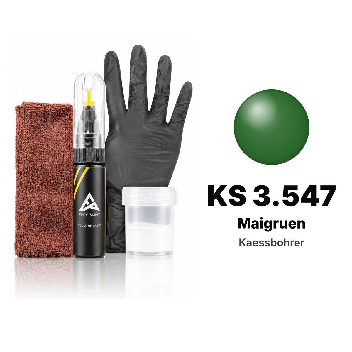 Touch-up paint for Kaessbohrer KS 3.547 Maigruen, Complete kit